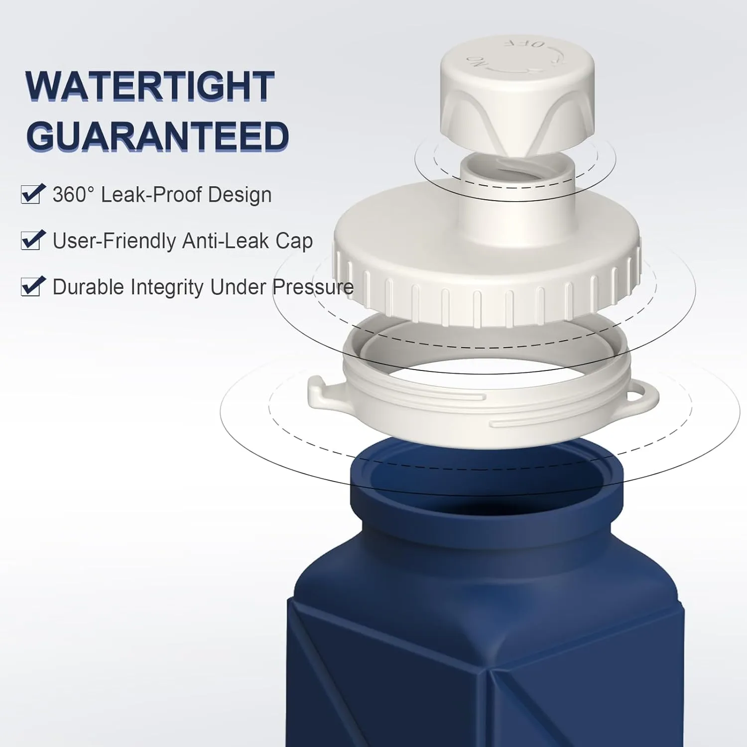Collapsible Water Bottles 20.6oz, Silicone Foldable Portable Travel Water Bottle, Folding Lightweight Reusable Leakproof for Traveling Camping Hiking Cycling Yoga Sports Outdoor