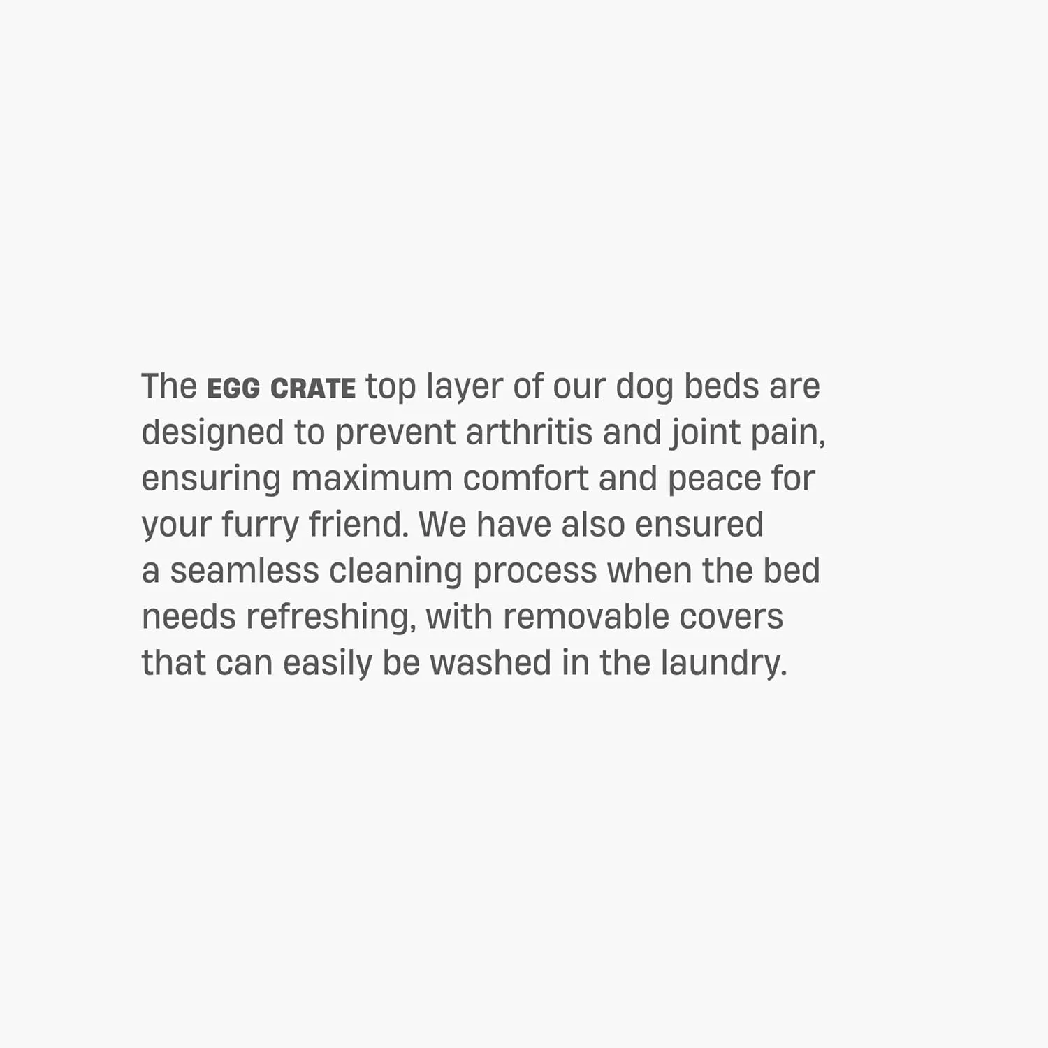 DF Co. Dog Orthopedic Memory Foam Bed | Helps Arthritis & Joint Pain | Lavender Infused, Waterproof Exterior, Machine Washable Cover, Anti-Slip Base | Beige, Size L
