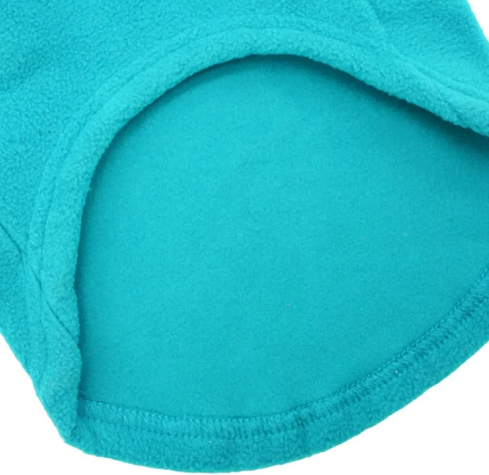 Dog Fleece Vest Soft Winter Jacket Sweater with D-Ring Leash Cold Weather Coat Hoodie for Small Medium Large Dogs Green Large