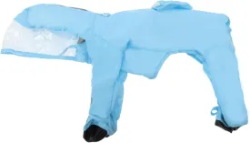 Dog Raincoat, Full Coverage Small Dog Raincoat, Waterproof with Four-Leg Protection, Dog Rain Jacket, Reflective Strip Design, Blue, XL Size, 1 Pcs