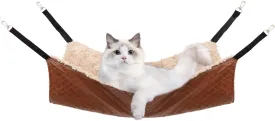 JOYELF Cat Hammock Bed, Large Reversible Cage Hanging Soft Bed for Kitten, Ferret, Puppy or Small Pet