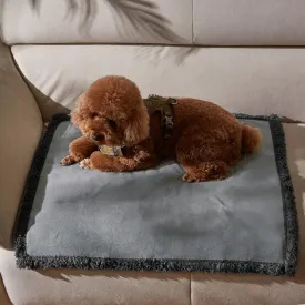 Kritter Planet Waterproof Puppy Blanket for Small Dogs, Pee Proof Sherpa Fleece Pet Blanket, Reversible Cover for Couch Bed, Liquid Proof Furniture Protector