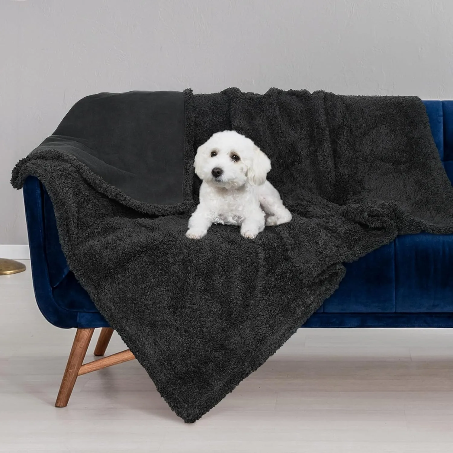 Kritter Planet Waterproof Sofa Blanket for Dogs, Pee Proof Reversible Couch Cover, Liquid Proof Furniture Protector, Washable, Hair Resistant, Stain Proof
