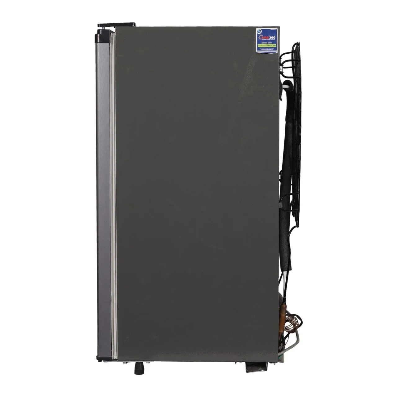 Lloyd GLDC111RGMT1JC 92 Litre 1 Star Direct-Cool Single Door Refrigerator (Metallic Grey, 2025 Model, Rotary Compressor, Toughened Glass Shelves)