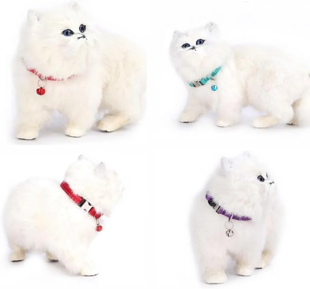 Puppy Collar with Bell,Basic & Reflective Cat Collar with Bells for XXS Xs Small Pet Dogs Boy Tiny Kitten Girls Animal, Teal X-Small