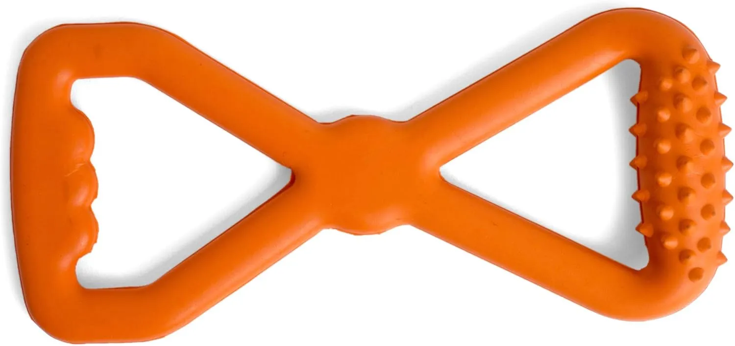 (Seriously Strong Dog Toy Rubber Extreme Tugger Chew Toy