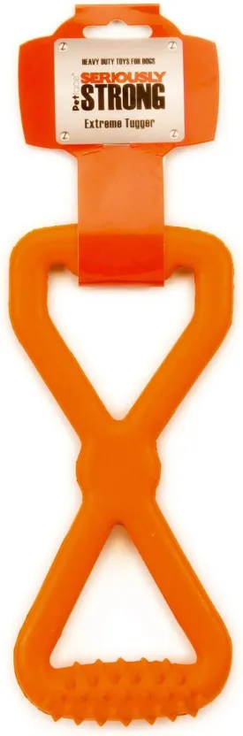 (Seriously Strong Dog Toy Rubber Extreme Tugger Chew Toy
