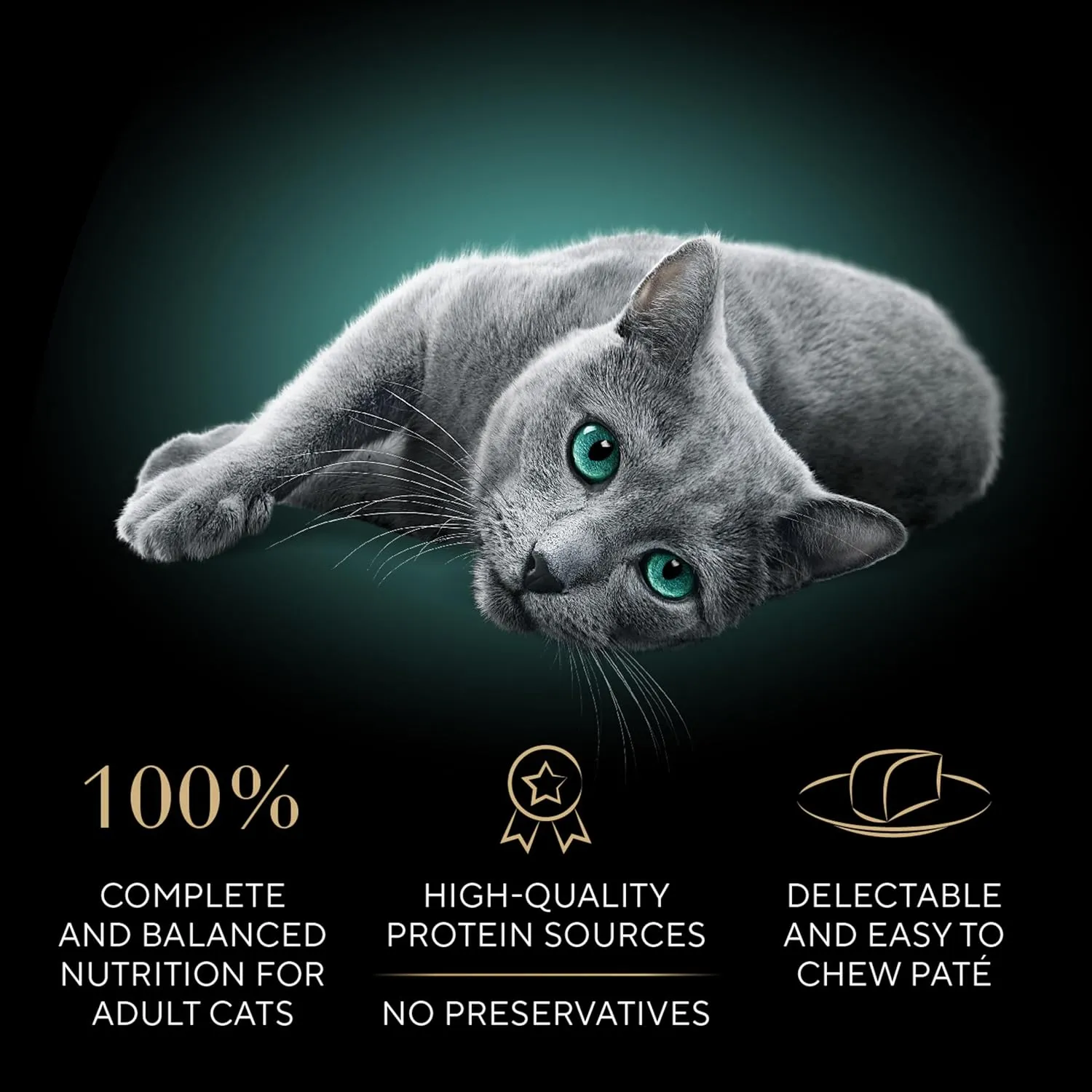 Sheba Perfect Portions Wet Cat Food Pate With Sustainable Salmon, 2.6 oz. Twin-Pack Trays (24 Count, 48 Servings)