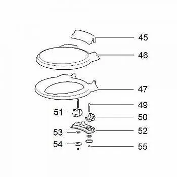 Thetford Toilet Seat And Cover Suit For C250 C260 C263