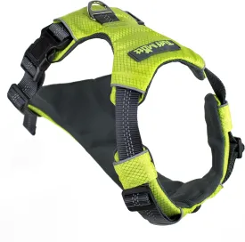 Tuff Mutt Dog Harness for Medium & Large Breeds, Easy On Easy Off with a No Pull Front Chest Clip, Walk, Run & Hike with Confidence, Stay Safe with Bright Reflective Stitching